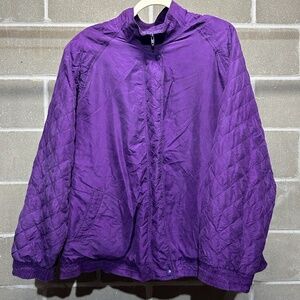 Vintage 90's Purple Lightweight Hunt Club Jacket
